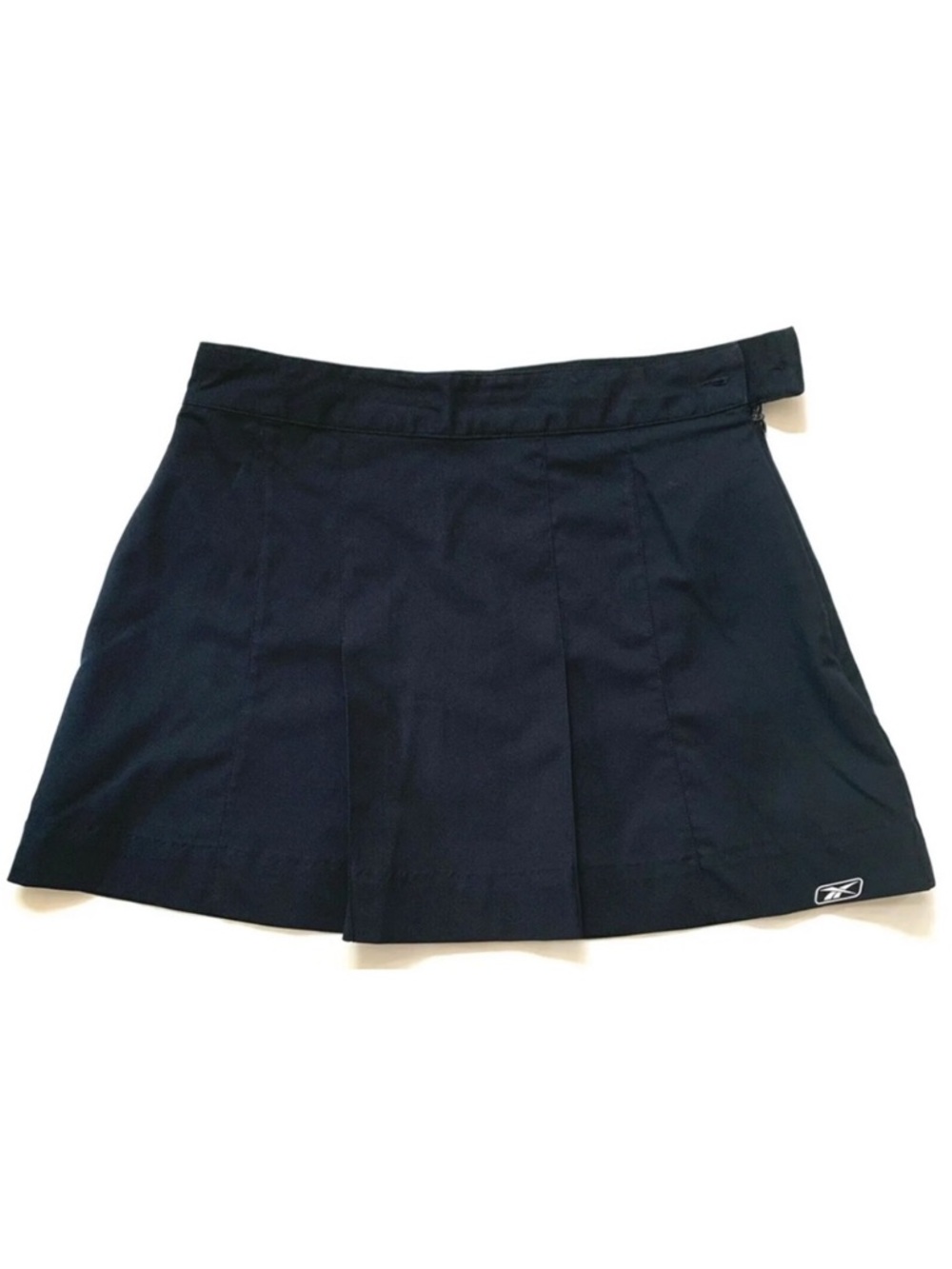 Reebok Black Athletic Skirt Golf Tennis Short Athletic Summer Pleated Zip Small